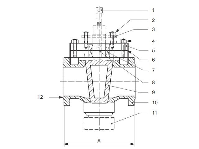 plug valve face to face dimensions