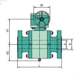 class 2500 ball valve dimensions & weigh