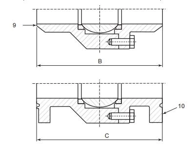 ball valve face to face dimension