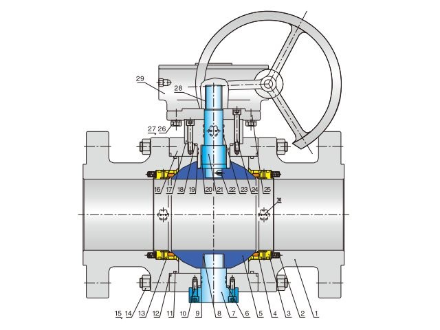 ball valve material of construction