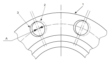 Figure 2—Bolt-hole Misalignment of Flange Across Valve