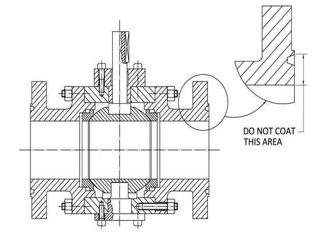 Figure G .2—Valve with Ring Type Joint or Raised Face Ring Type Joint