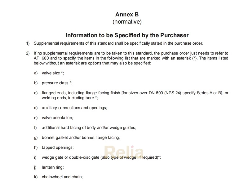 How To Order API 600 Gate Valve