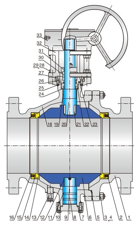 Ball Valve Drawings & Material Of Construction - valvetips.com