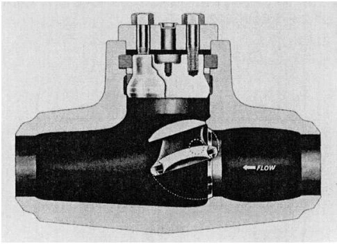 Figure 4-11.&nbsp;Tilting-Disc Check Valve.