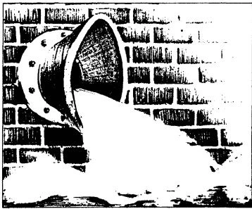 Diaphragm Check Valve Incorporating Flattened Rubber Sleeve Closure Member, Used as Tide Gate.