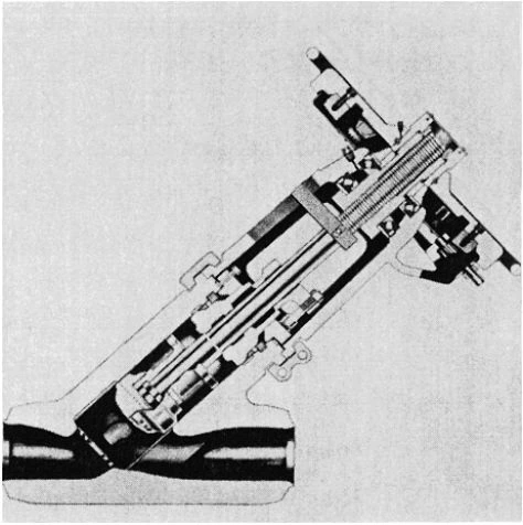 Figure 3-10. Globe Valve, Oblique Pattern, Pressure-Seal Bonnet, External Screw, with Impact Handwheel, Plug Disc.