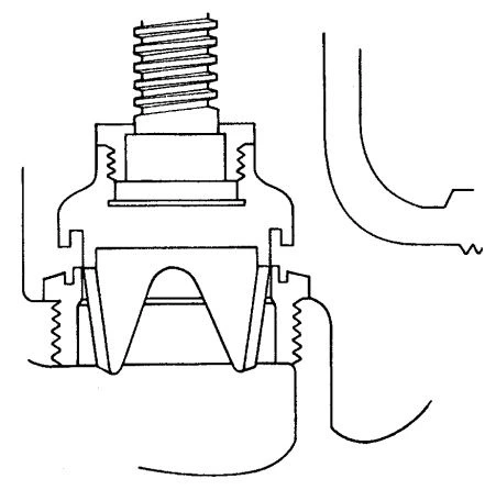 Figure 3-16. Seatingsof Globe Valves Adapted for Throttling Duty.