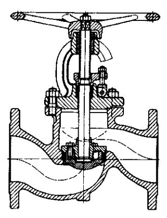 Piston Valve, Standard Pattern, Seat Packing Mounted on Piston.