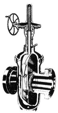 Figure 3-30. Conduit Gate Valve with Floating Seats and Expandable Disc.