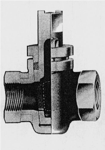 Figure 3-54. Taper Plug Valve with Unlubricated Metal Seatings. 