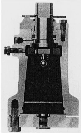 Figure 3-56. Lubricated Taper Plug Valve with Inverted Pressure-Balanced Plug. 